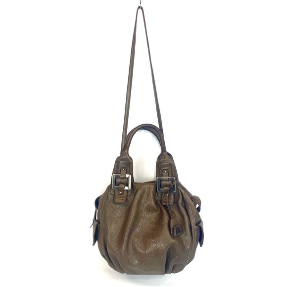 VIA SPIGA gorgeous NEW leather large satchel hobo bag NWOT - Picture 3 of 17
